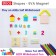 A006-5 Soft Whiteboard +Educational Magnet Pack